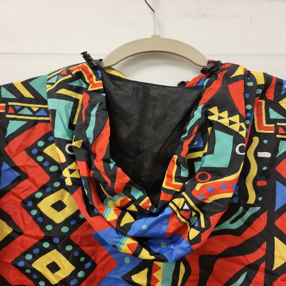REASON Brand Pullover Jacket Mens Size L Multi Color‎ Geometric Design - Picture 8 of 11